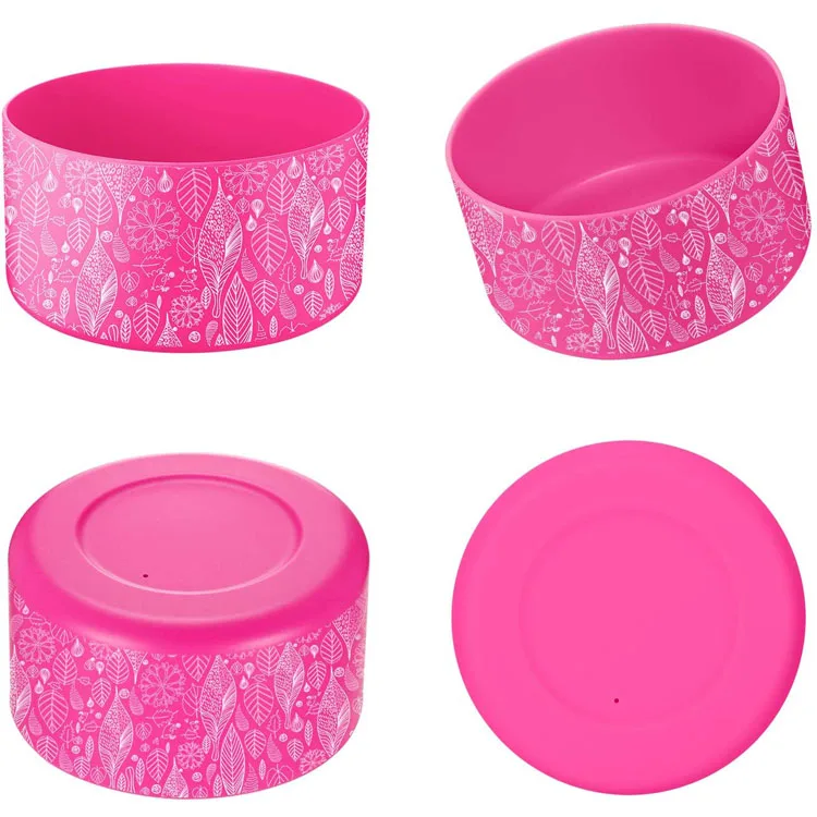 Protective Silicone Boot Sleeve Base for 12-40 oz  Insulated Water Bottles, Anti-Slip Water Bottle Sleeve Cover