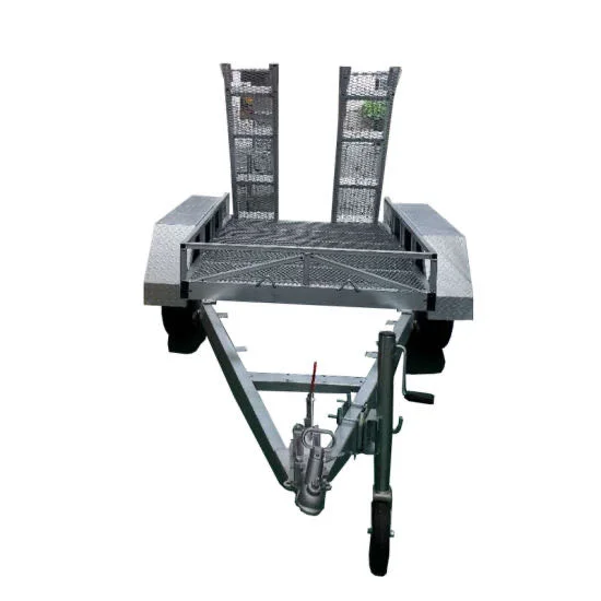 Flatbed Trailer for Carrying Cars tandem Plant Trailer