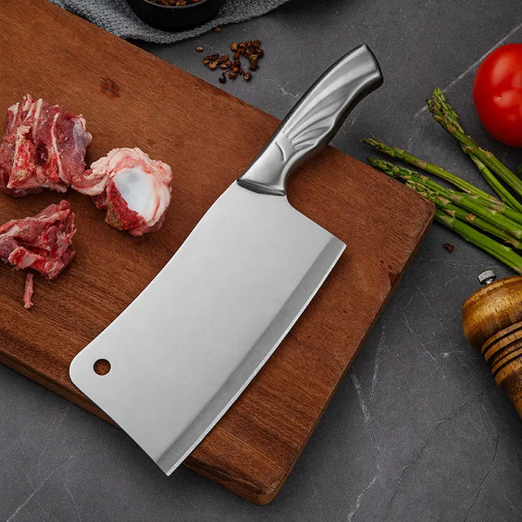 Stainless steel household kitchen sharp meat cleaver cutting vegetables and cutting bones dual knives