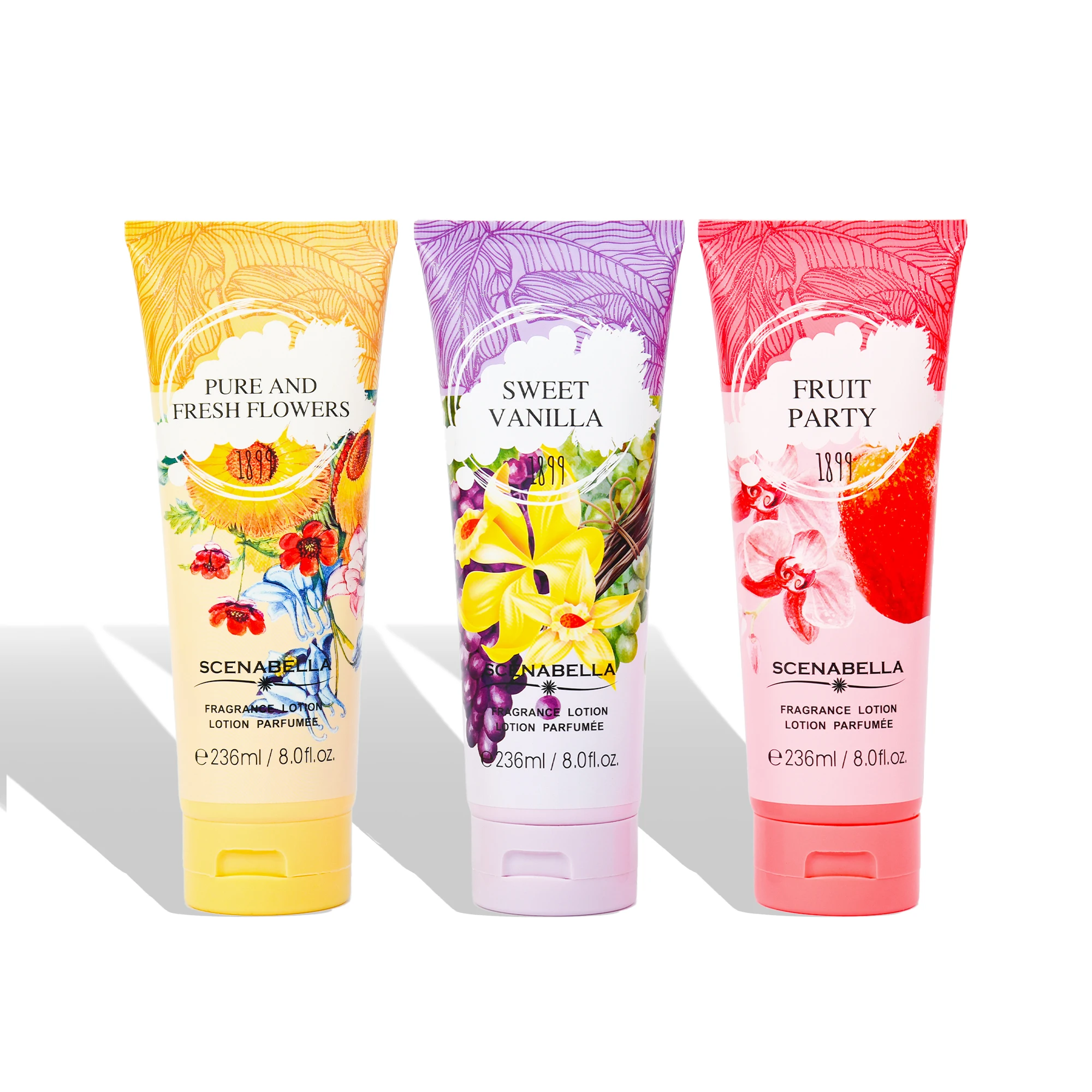 New Arrival Deodorant Perfume Spray Body Mist and Lotion Fruity and Flowers For Female