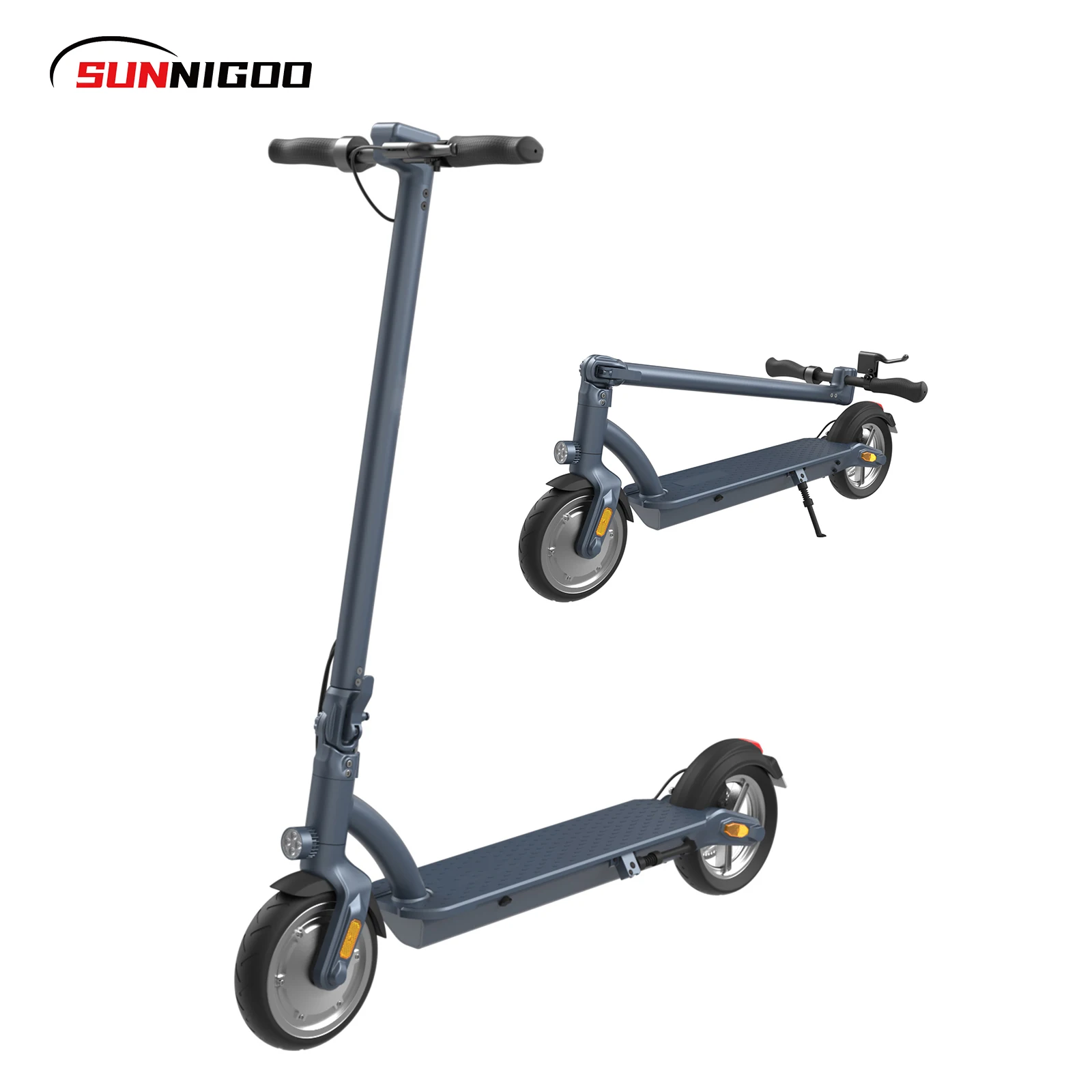 SUNNIGOO Folding Electric Socoters 350W Aluminum Alloy E Scooter With 8.5 Inch Tire And License Plate EU Union Adult  Scooter