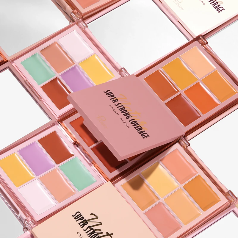 Custom Full Coverage Flawless Color Corrector Concealer Private Label Waterproof and Long Lasting Face Concealer Palette