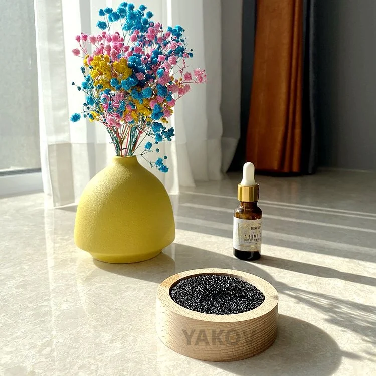 wholesaler nature black lava essential oil aroma diffuser stone