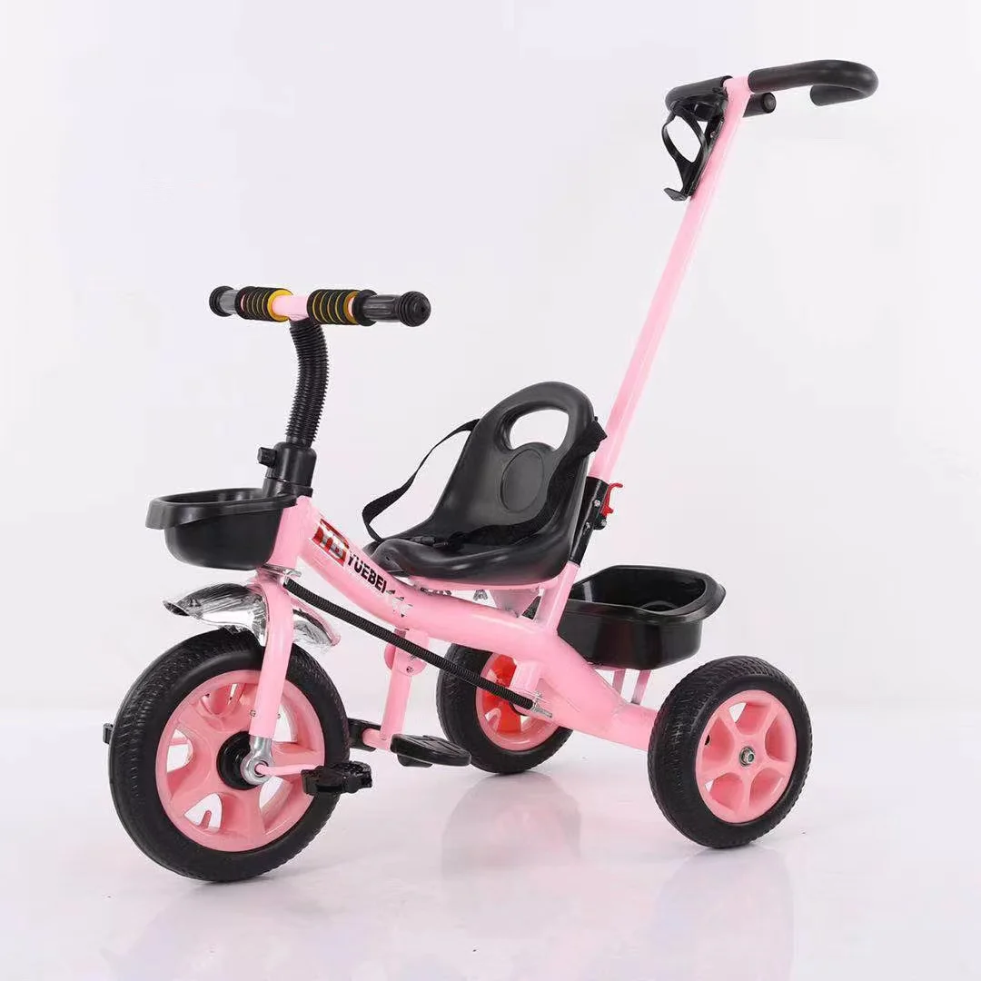 Children pedal tricycle trolley baby bicycle pedal outdoor stroller