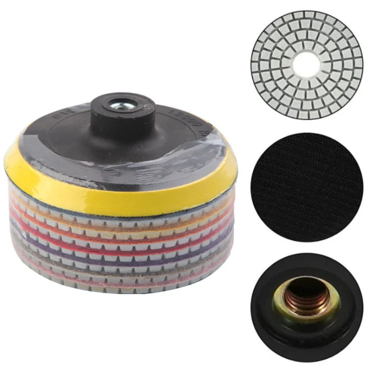 Diamond water grinding piece 50 -3000 mesh water grinding stone marble polishing piece