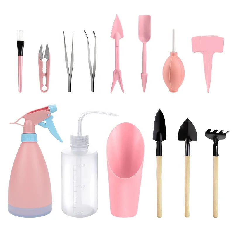 Garden growing planting kit Succulent Kit Indoor Mini Garden Hand Tool Set 14 Pieces
