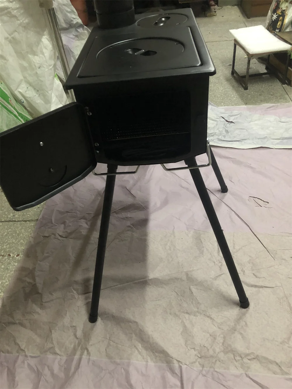 Jianyi KAMADO Stove Outdoor portable camping boiler Foldable BBQ Grill fire pit stove