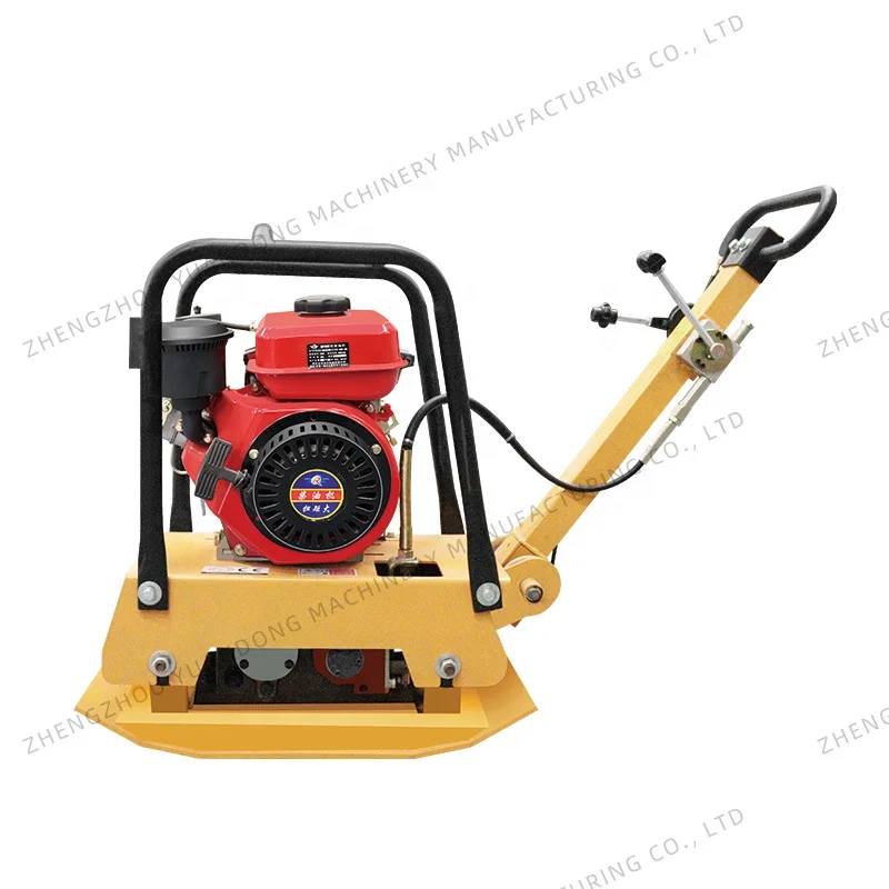 Two Way Reversible Vibratory Plate Compactor Compacting Asphalt Sand Cement Road Vibrating Tamping Compactor