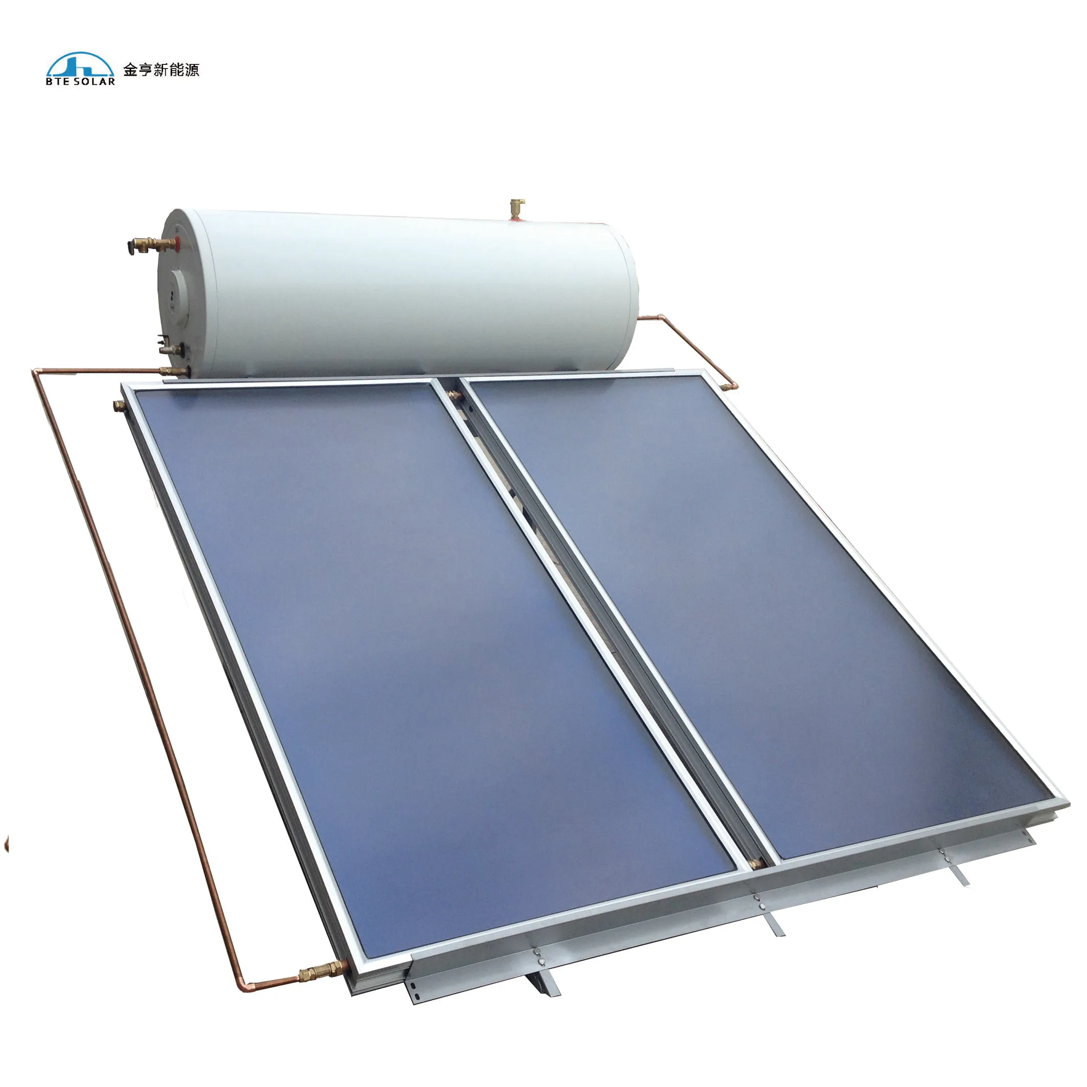 BTE Solar Barbados Market 50 галлонов бытовой эмалированный внутренний резервуар Солнечный водонагреватель