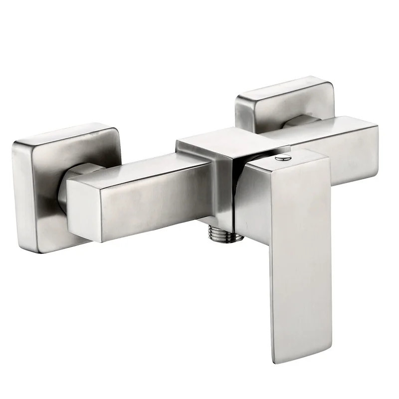 Modern wall mounted single handle shower mixer for bathroom high quality bathroom stainless steel 304 shower faucet mixer