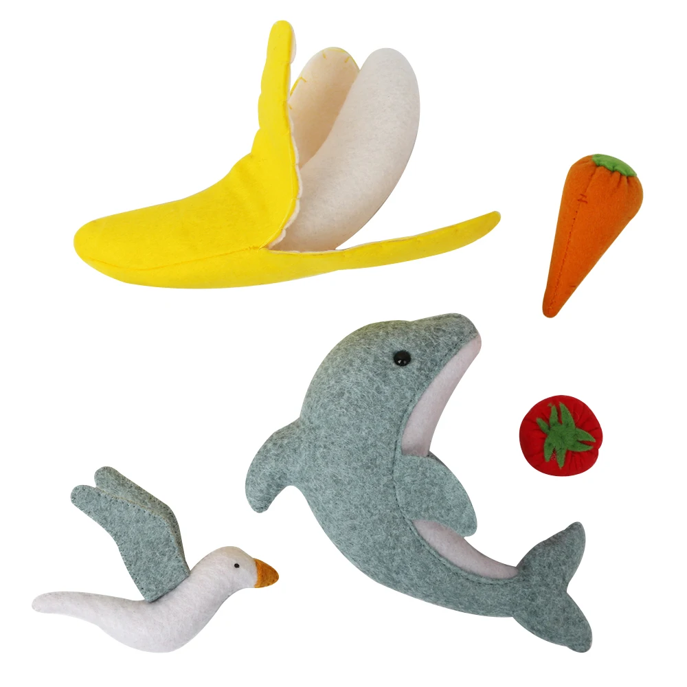 Hot Selling Felt educational Toys animals felt Play Set for toys kids children diy handmade montessori children toys sets