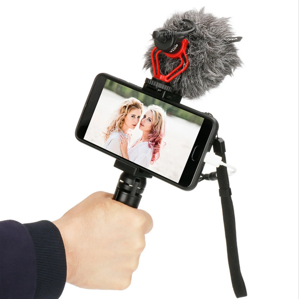 Sorriso Factory Price Mini Desktop Tripod For Phone Stand Camera Selfie Rod Camera Adapter Tripod Mount Hand Grip Extension