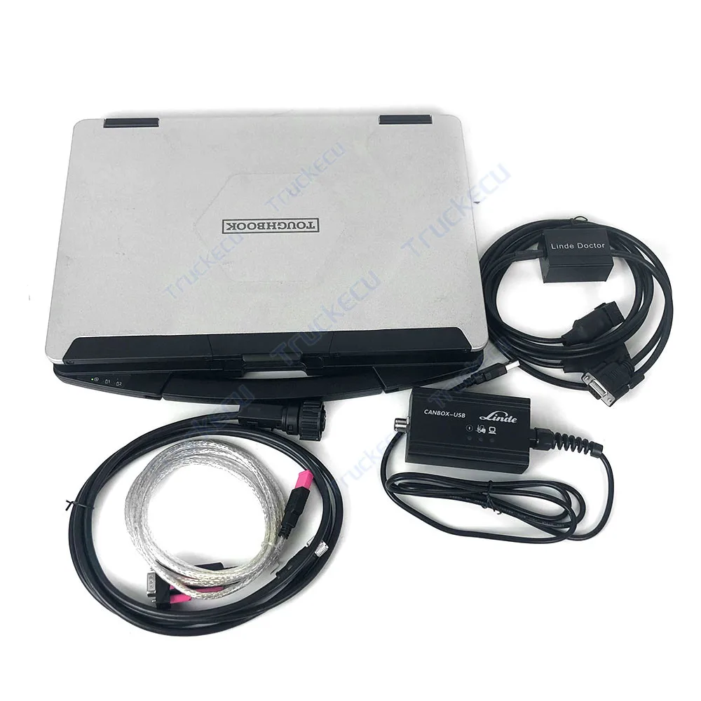 thoughbook CF54/CF52/CF53/CF19 diesel truck diagnostic laptop for Linde canbox doctor forklift truck pathfinder scanner tool