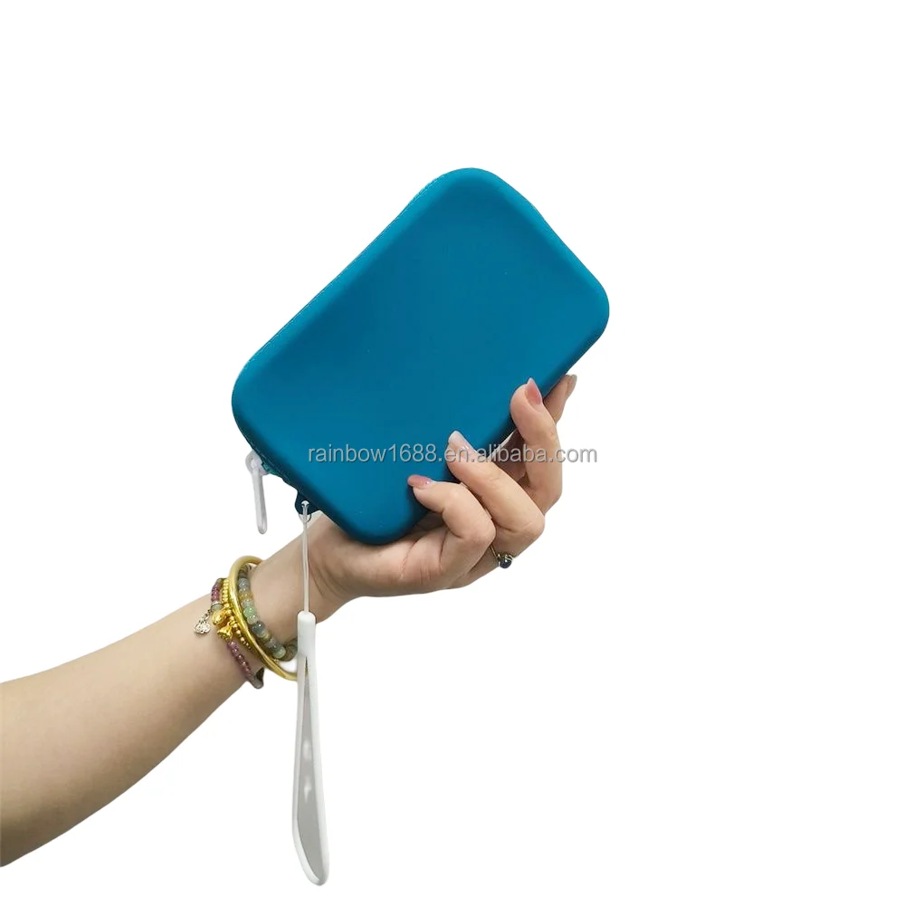 Silicone Purse Wholesale Silicone Pouch Cute Cartoon Coin Purse Mini Wallet With Zipper