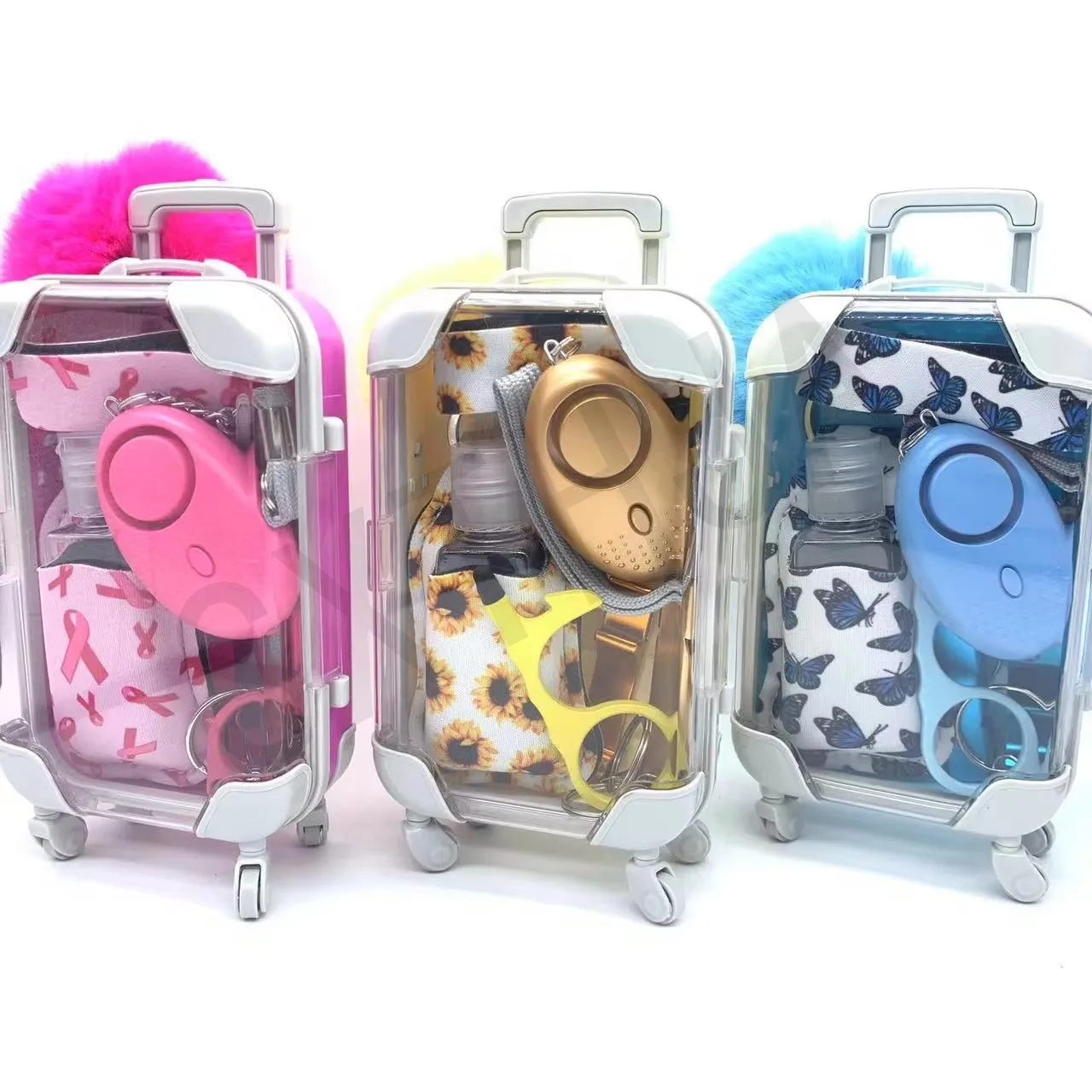New Protective Safety Keychain Set For Women Kids Keychain Self Defense Keychains Self Defense Supplies