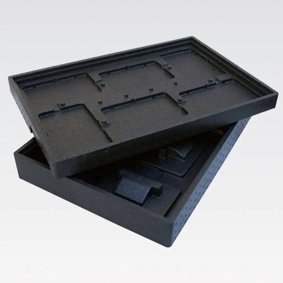 Black Epp Foam Box Foam Cooler Box Packaging Box High Quality Wholesale