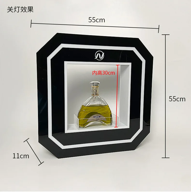 Party Supplies Bar Rechargeable VIP Display XO Hennessy Champagne Stand Rack LED GIFT BOX Bottle Presenter
