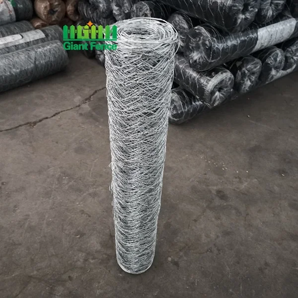 Hot Dipped Galvanized Sustainable Chicken 1.8mm Wire Mesh Hexagonal Wire Netting For Animals