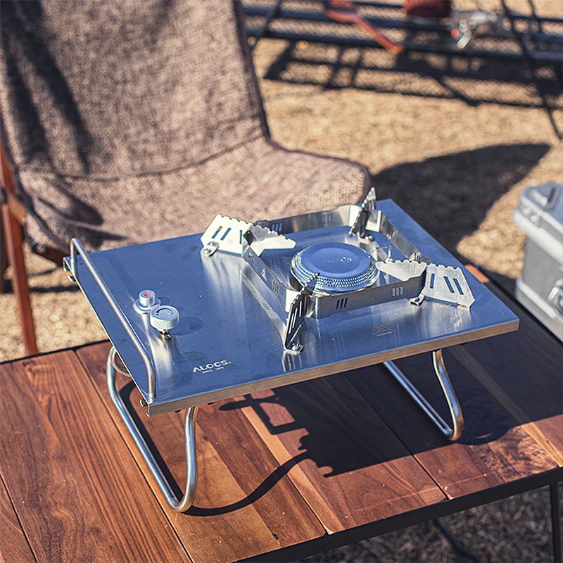 Easy to use Alocs outdoor gas burner user friendly for family