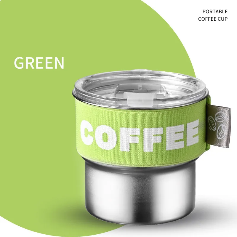 New outdoor portable travel stainless steel 304 leak proof  vacuum tumbler travel  mug milk tea coffee cup
