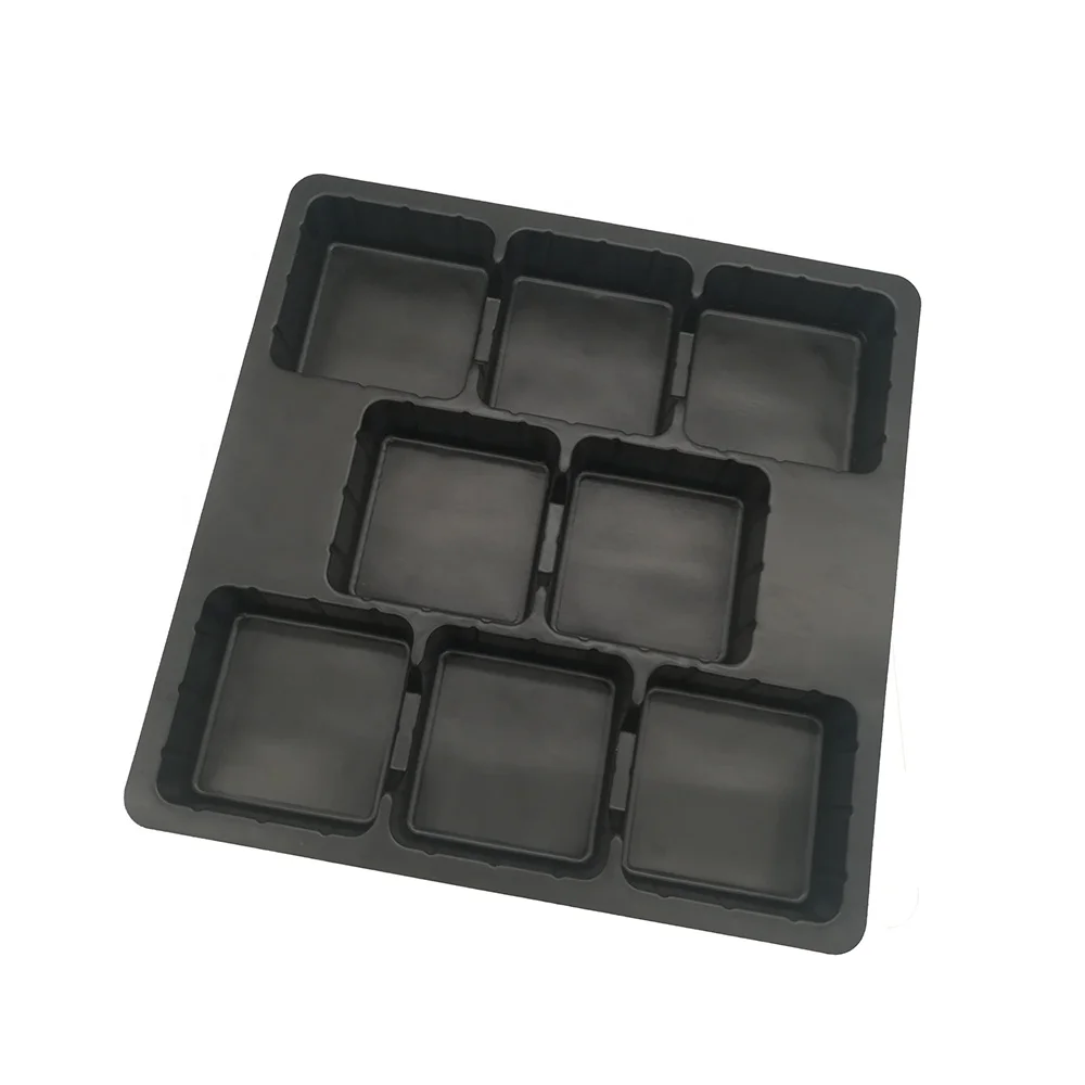 
Food Safe 8 Cavity Moon Cake Plastic Tray 
