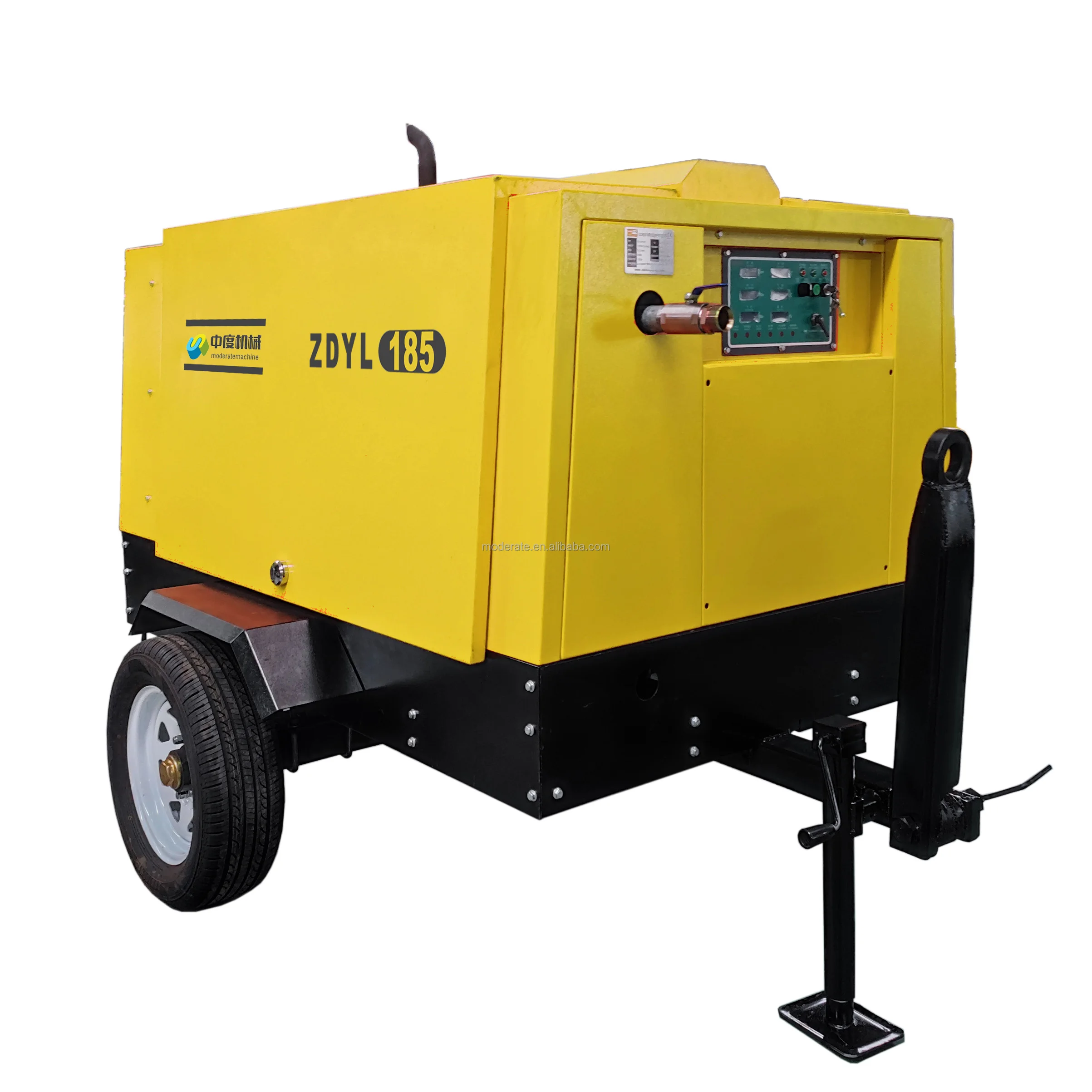 Portable 8 Bar Diesel Mobile Air Compressor for Jack Hammer