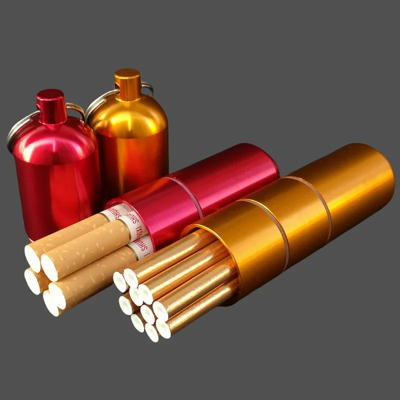 Manufacturer wholesale mini cigarette box with 5 packs of coarse cigarettes sealed waterproof portable aluminum cans