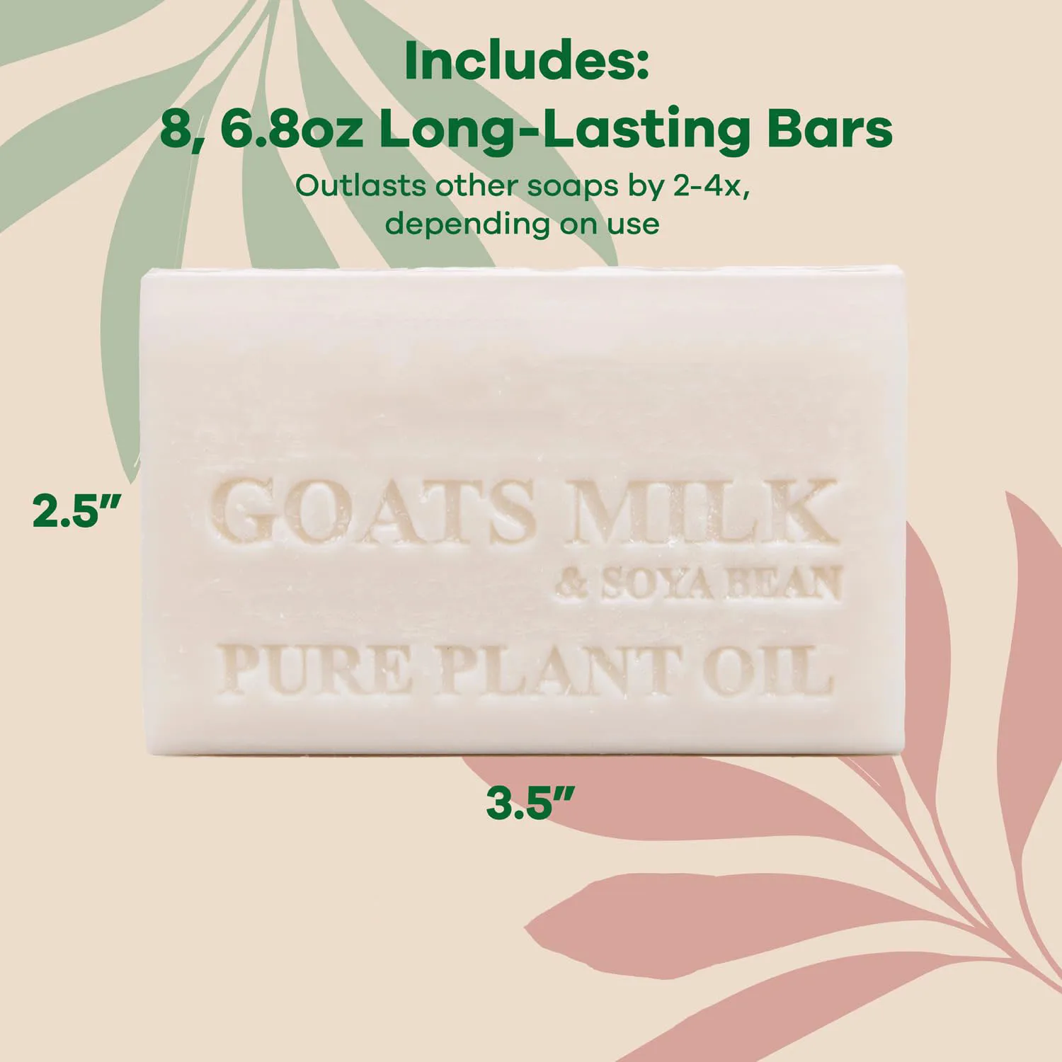OEM/ODM Factory Goat Milk Soap Bars Long Lasting Pure Plant Oil Handmade soap Bathroom Essentials for Women & Men