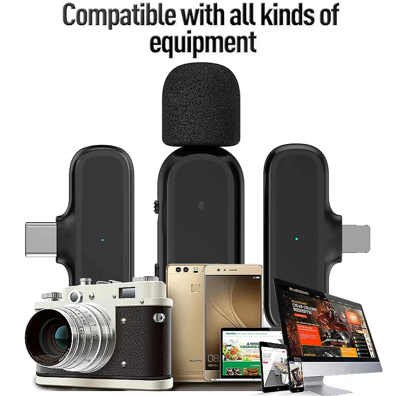 Wireless lavalier microphone for live streaming youtube online teaching