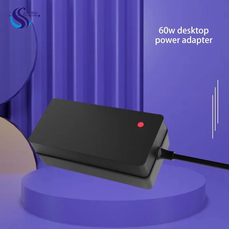  100-240V AC DC black desktop adapter 12V 4a 5a 24V 2a 2.5a charger adaptor for ce fcc ul