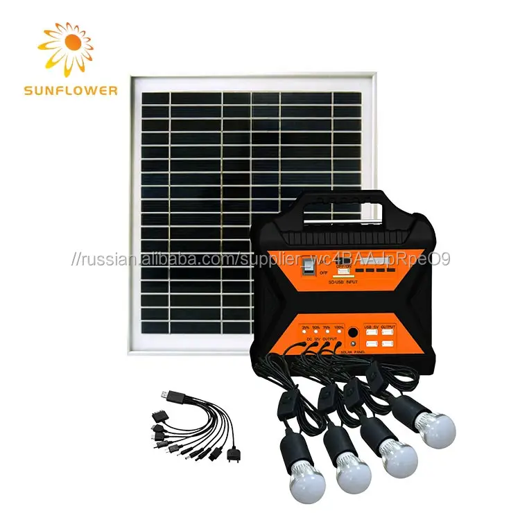 Энергосберегающее освещение сетки панели наборы дома Мини домашняя солнечная система для зарядки мобильный светильник