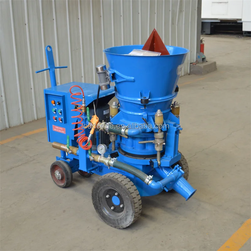 Dry  electric motor new concrete gunite machine refractory gunning shotcrete machine