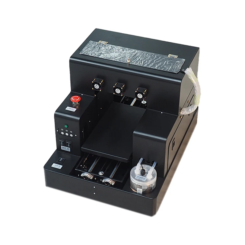 small hybrid uv flatbed bottle printer a4 with rotary device