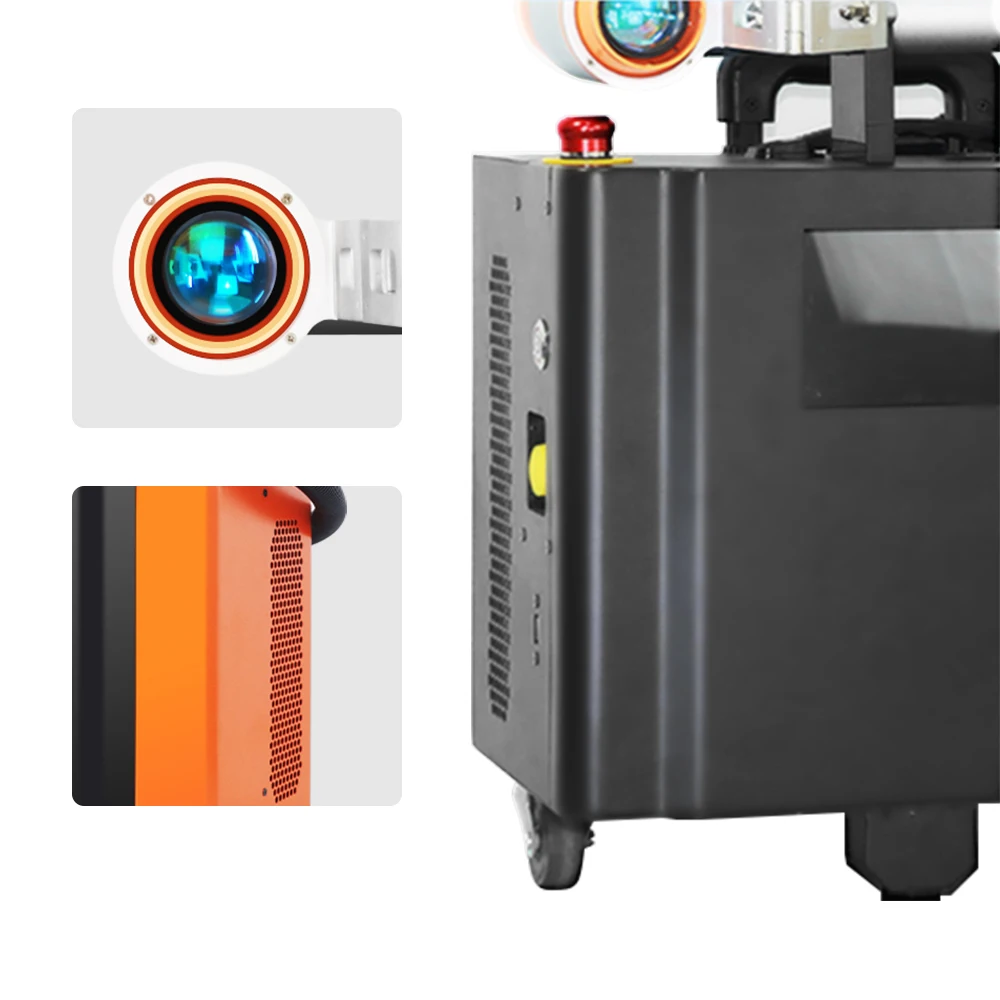 Cnc With Custom Design Hot Sale 100w 200w 300w Pulse Aluminum Laser Cleaning Machine Laser Rust Remover Cleaner