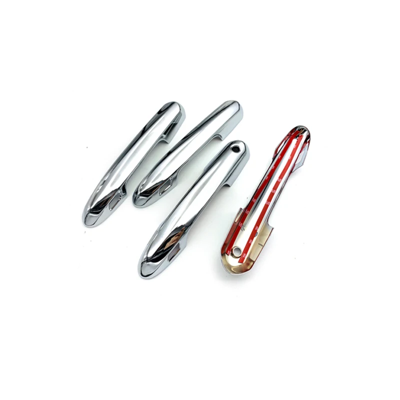 Car Auto Accessories ABS Chrome Side Door Handle Cover Trim For Toyota RAV4 2019 2020