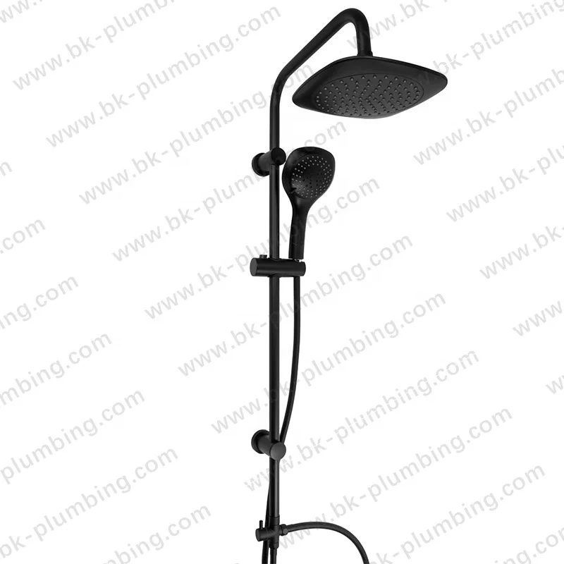 Cheap Shower Faucet Set Wall Bathtub Sink Shower Black Design Bathub Mixer Hand Shower