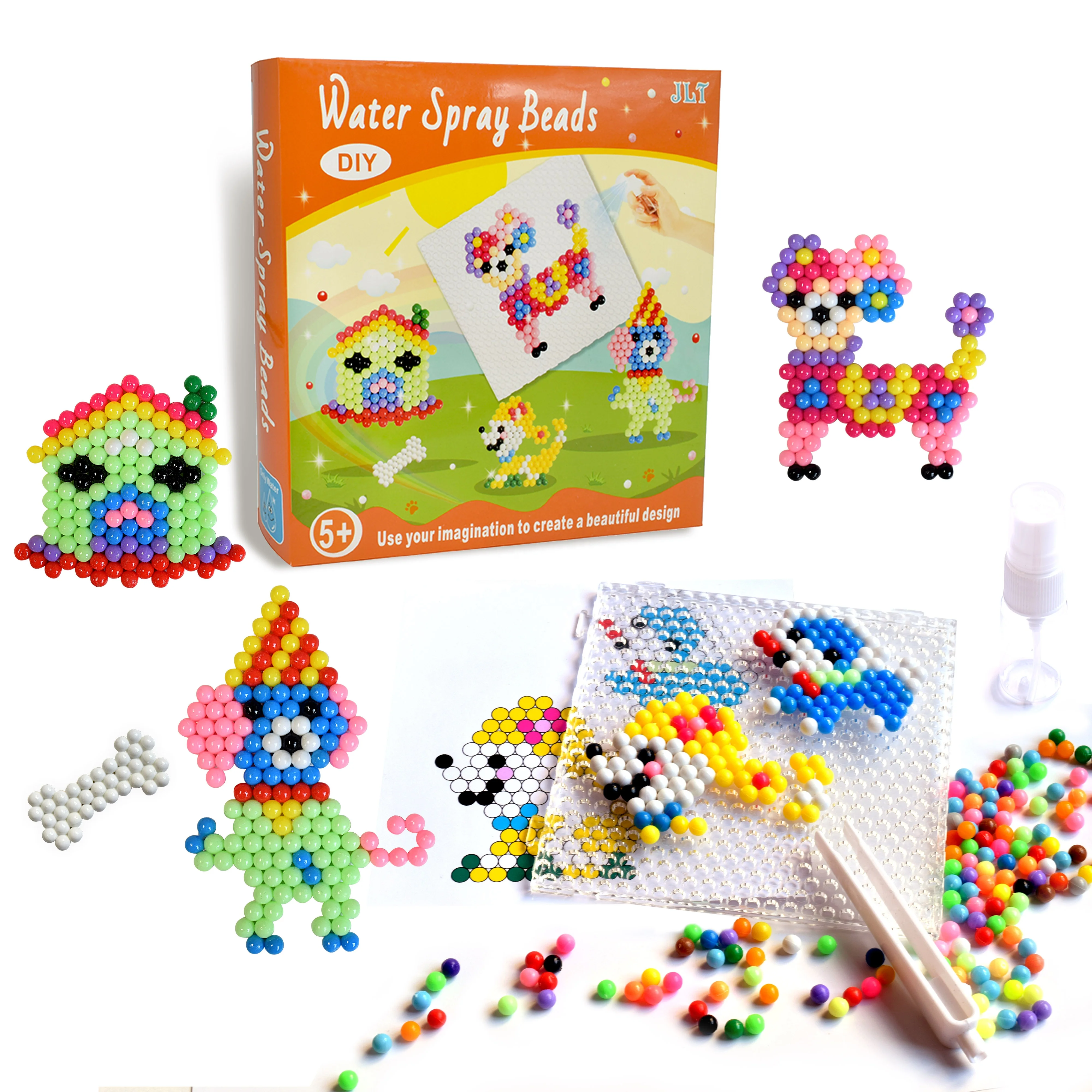 Toowl New Educational Toys Wholesale 3D DIY 5mm Magic Water Fuse Beads Kit For Kids