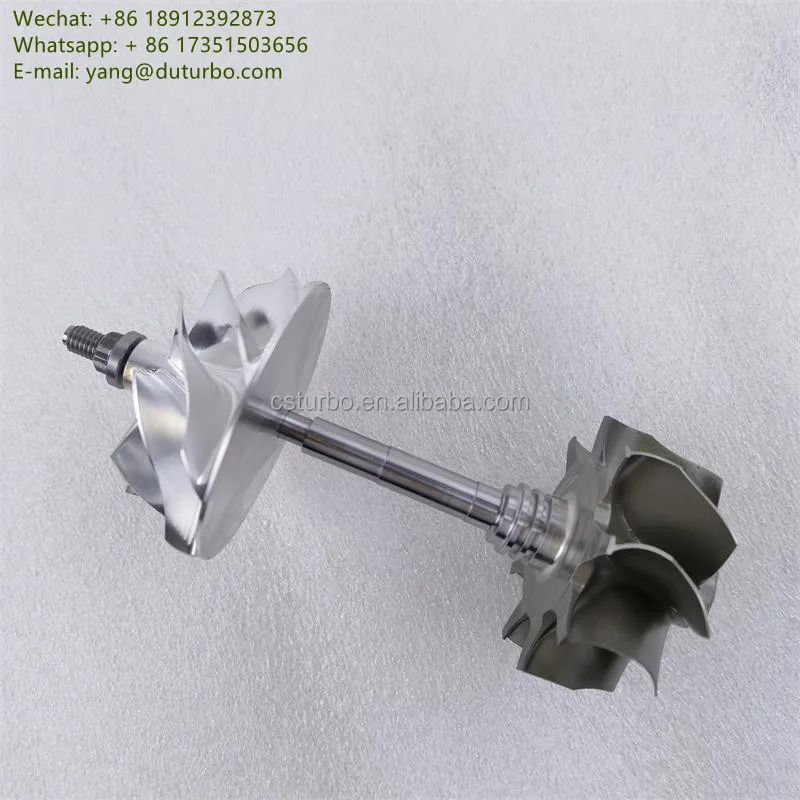 G25 G25-550 Reverse Rotation rotor shaft compressor Wheel for performance turbo 48/60mm G25-550 turbine wheel 54/49mm