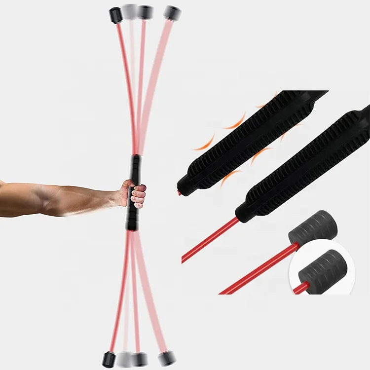 Multi-functional Glass Fiber Yoga Removable Fitness Shaping Elastic Bar Bodybuilding Tremor Bar