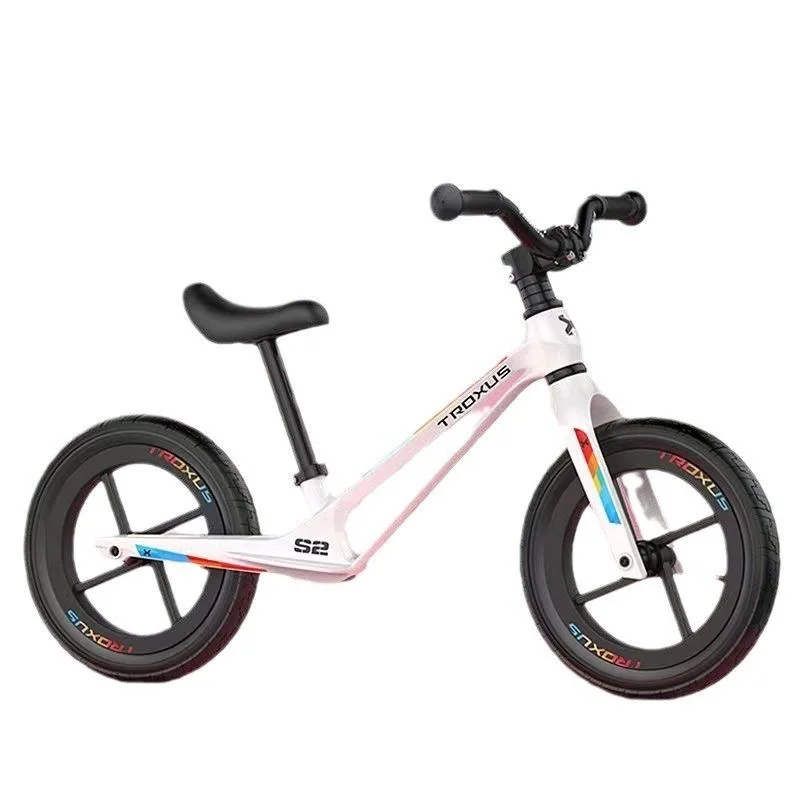 Kids Toddler 2 in 1 Magnesium Aluminum 12Inches Racing Running Dirty Bike Children Push Walking Balance Bicycle Bike