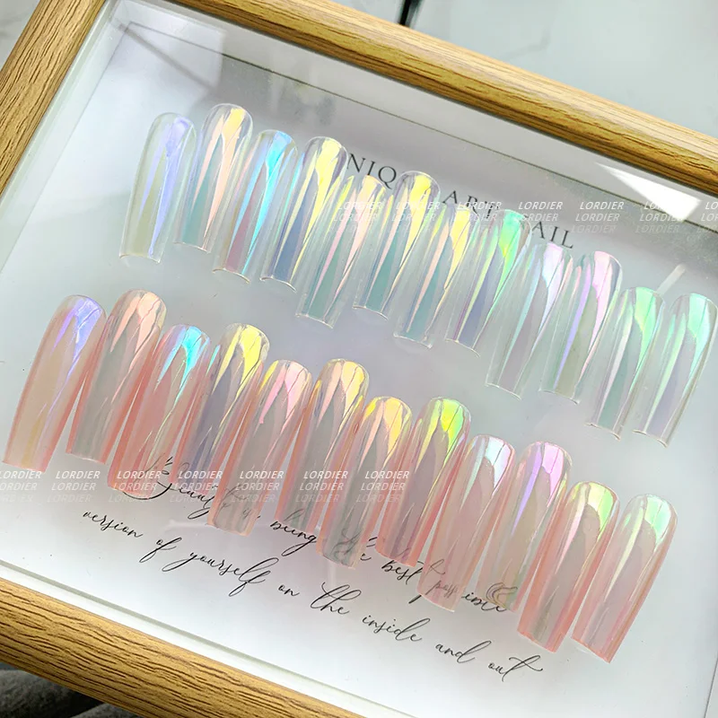 Super Shiny Mirror Effect Powder Chrome Powder Glass Mirror Nail Art Pigment