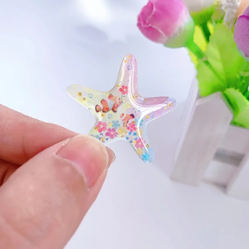 Crystal 3D Stickers Sea Creatures Small Fish Seashells Dolphins Whale Stickers Self adhesive Handbook Decorative Stickers