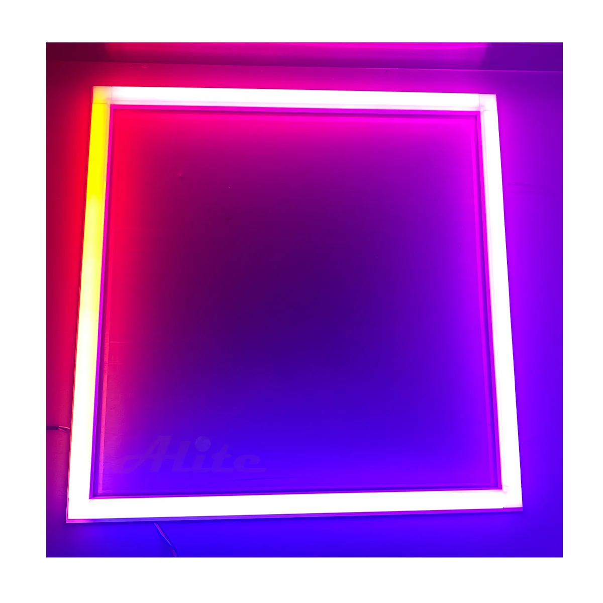 2x2 2x4 CCT настраиваемый Регулируемый светодиодный встраиваемый RGB рамка панели света