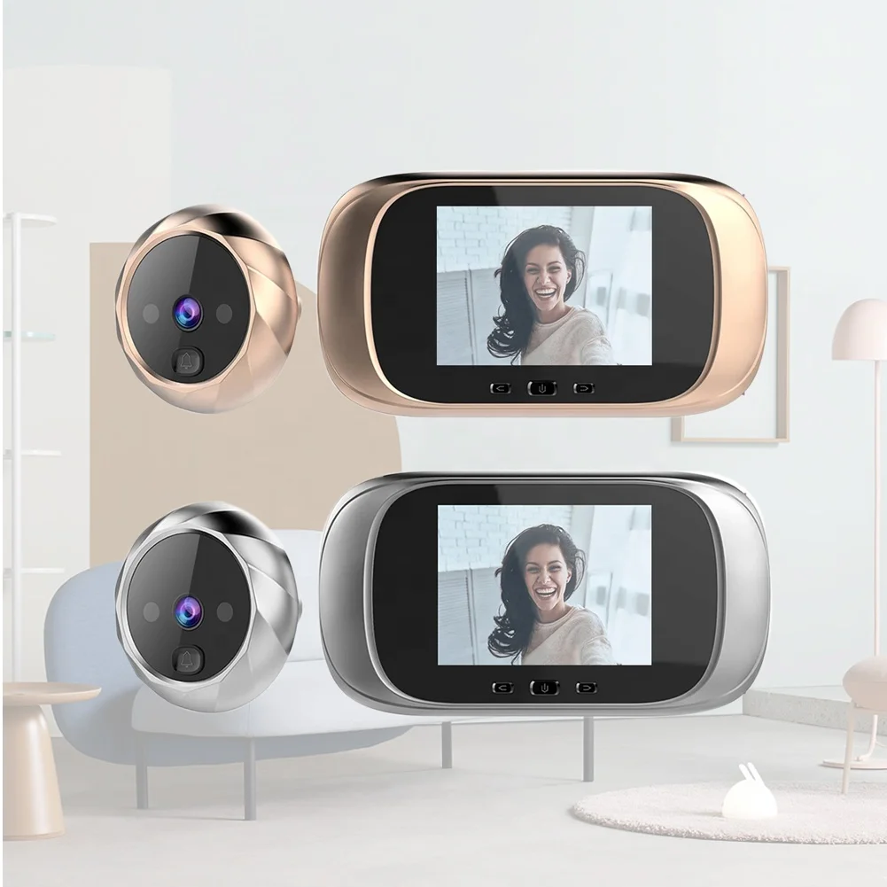 Digital HD Camera Doorbell Video Intercom Night Vision Smart Electronic Peephole Viewer