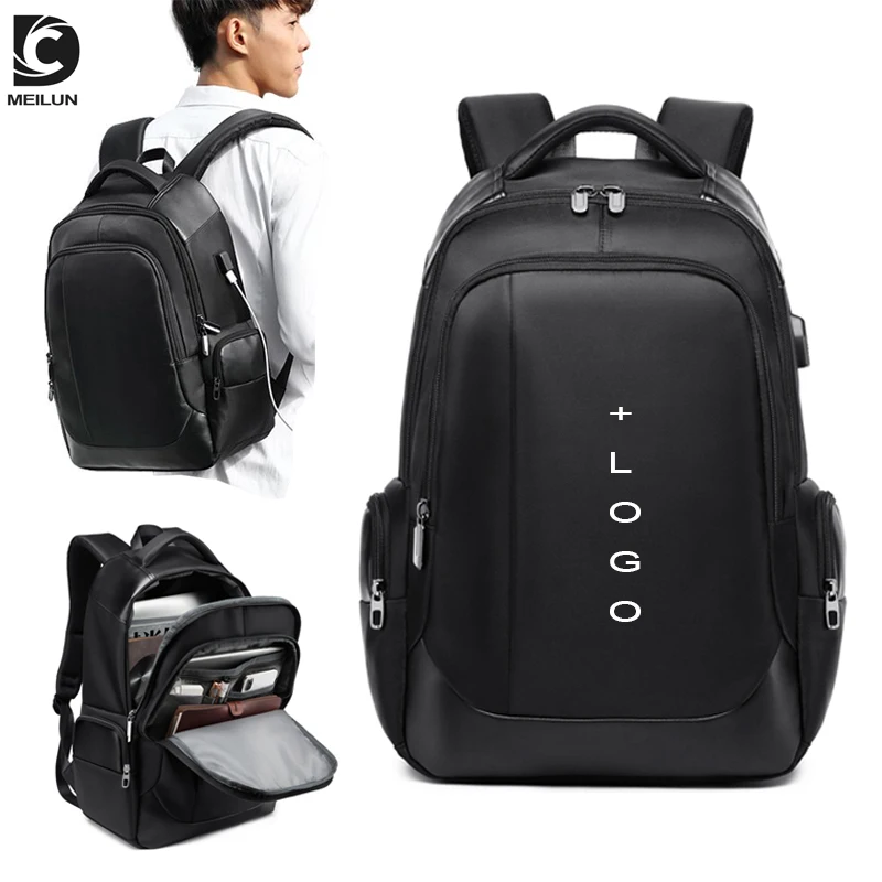 Hot Sale Factory OEM Waterproof Business Laptop Backpack 15.6 Inch usb Notebook Wholesale Mens school laptop backpack