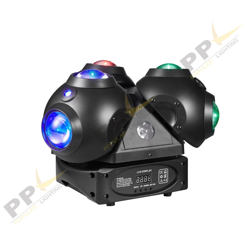 3 руки 150 Вт движущийся передний луч света RGB со световым кольцом паук лазерный свет для DJ Disco Party