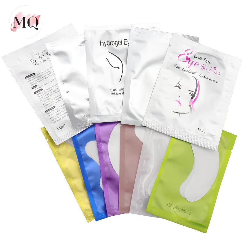Sell colorful disposable gel under eye pad wholesale private label free eye gel patch for eyelash extension