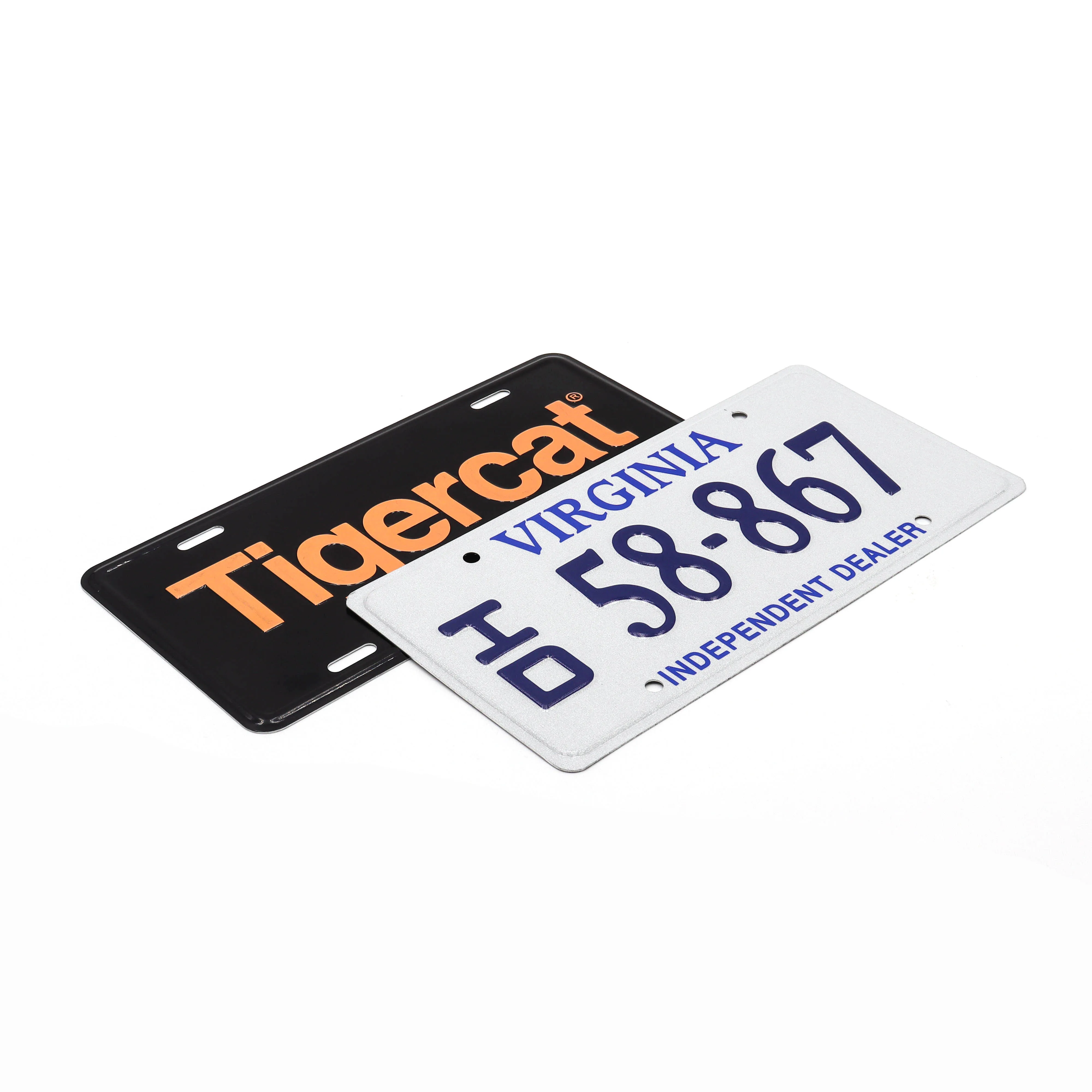Wholesale Custom Aluminum License Plates smart film license plate Metal Car Number remote control license plate frame