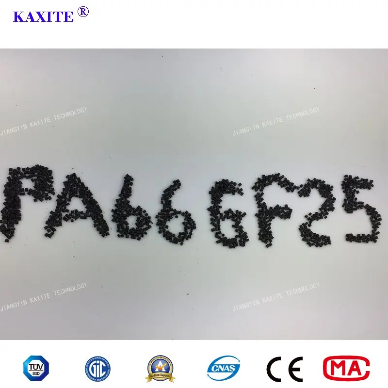 High Strength Shock Resistance PA66 Granules Black Plastic Injection Parts PA66 Granules