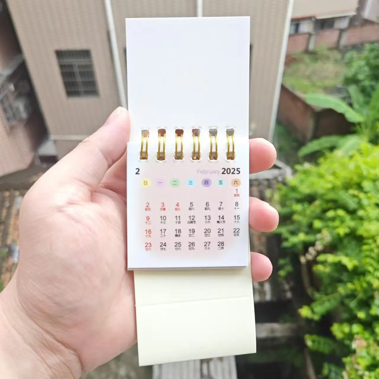 Kawaii Mini 2025 Desk Calendars Cute Daily Schedule Planner Yearly Organizer Stationery Office School Supplies Gift